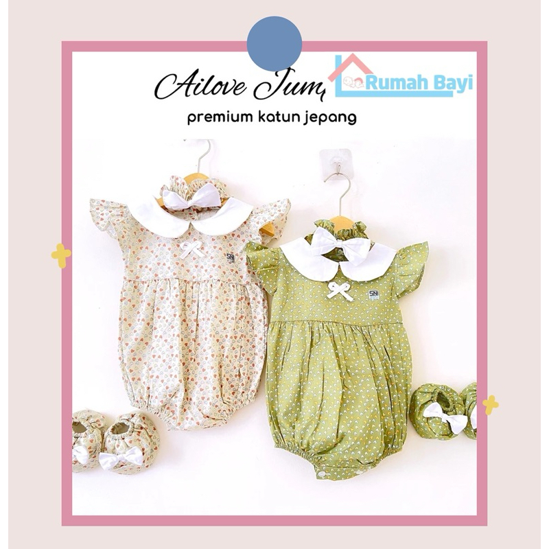 Jumper Bandana Baju Sepatu Lucu Anak Konveksi Pakaian Bayi Perempuan Cewek FPF35