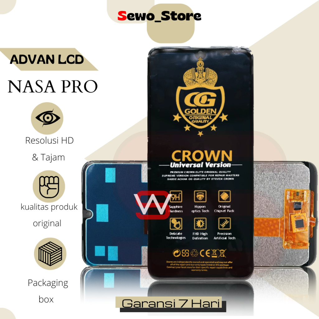 LCD TOUCHSCREEN ADVAN NASA PRO ORIGINAL FULLSET COMPLETE