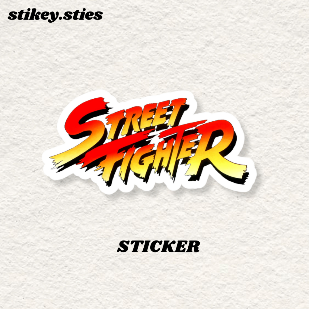 

STICKER STREET FIGHTER AESTHETIC BRAND ANTI AIR VINYL / STIKER HELM LAPTOP HP MOTOR TUMBLR TAS KOPER
