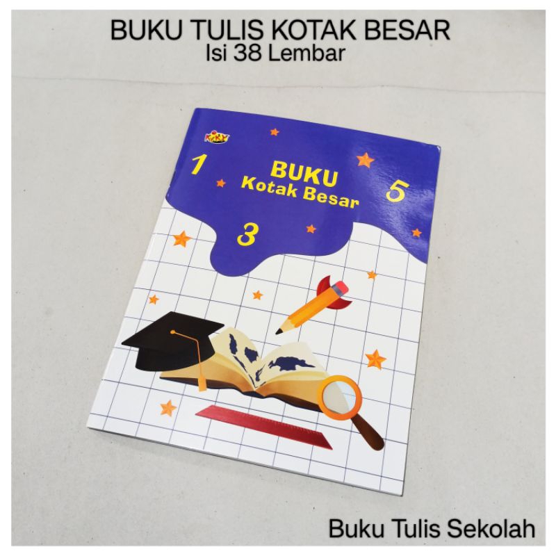 

1 Pcs Buku Tulis Kotak Besar Isi 38 Lembar