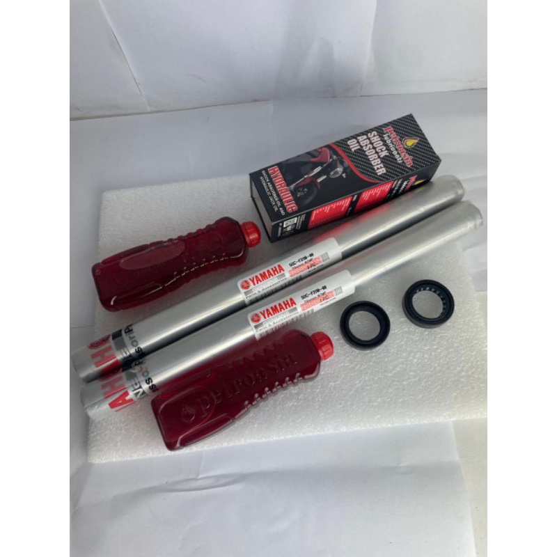 ￼Paket As Shock Depan (50C) Buat Motor Jupiter Mx New/Baru dan Jupiter Mx 135 (sok+oli+seal)