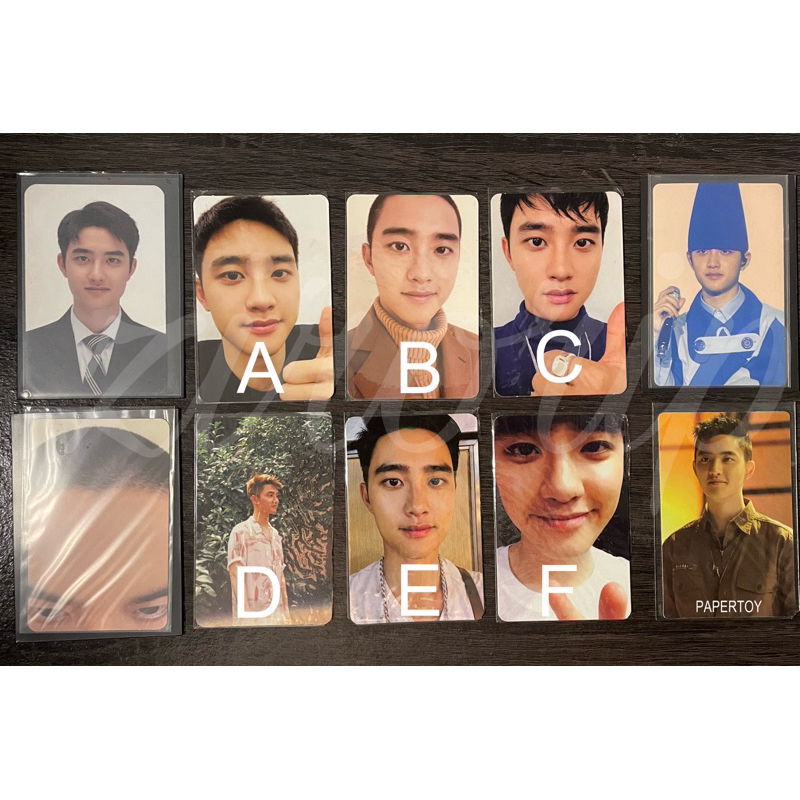 PHOTOCARD D.O. KYUNGSOO JIDAT PAPERTOY MELODY FAIRY TIHOL