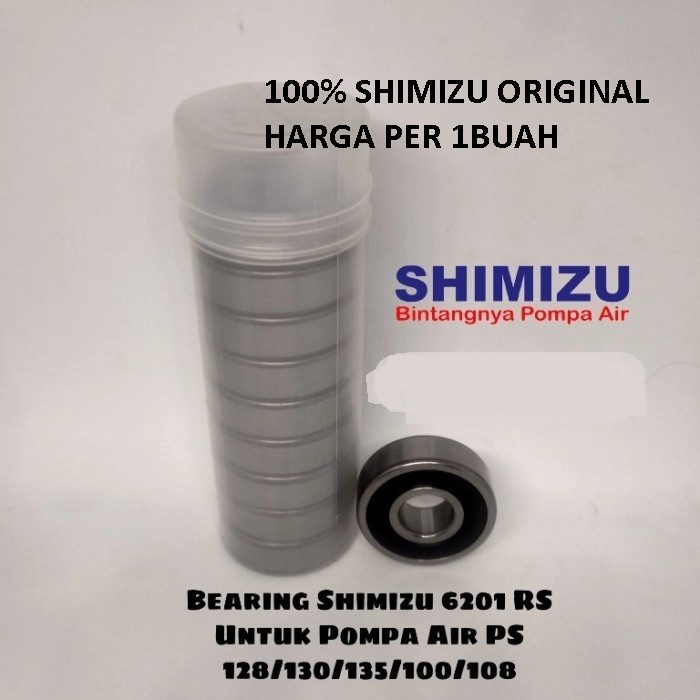 Bearing/Klaher 6201 2RS Pompa Air Shimizu PS 128/130/135 Original ORI 100%