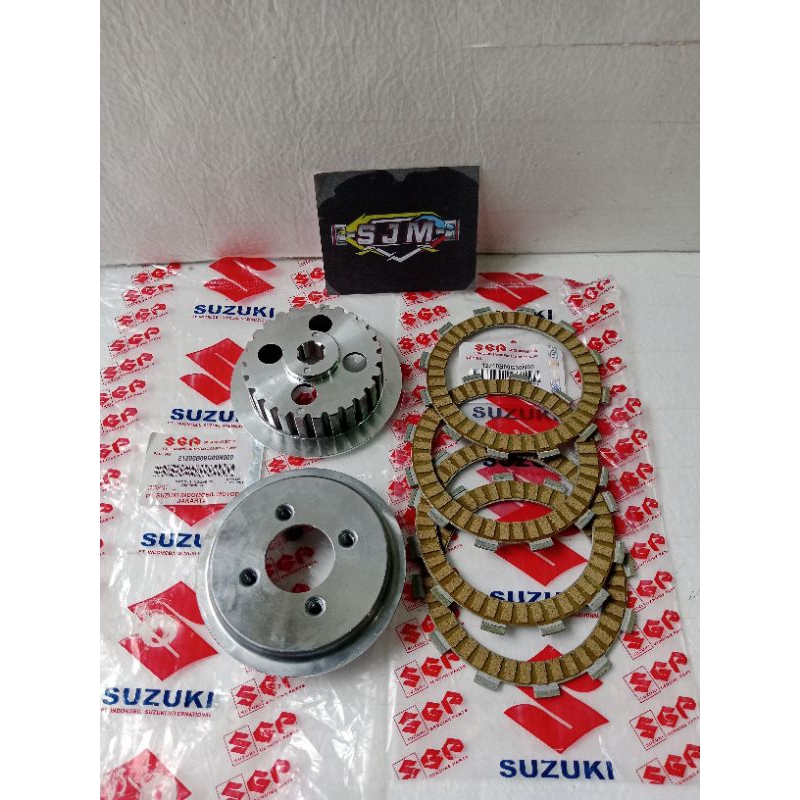 RUMAH KAMPAS KOPLING+ KAMPAS KOPLING SMASH 110 OLD/NEW SHOGUN 125 R