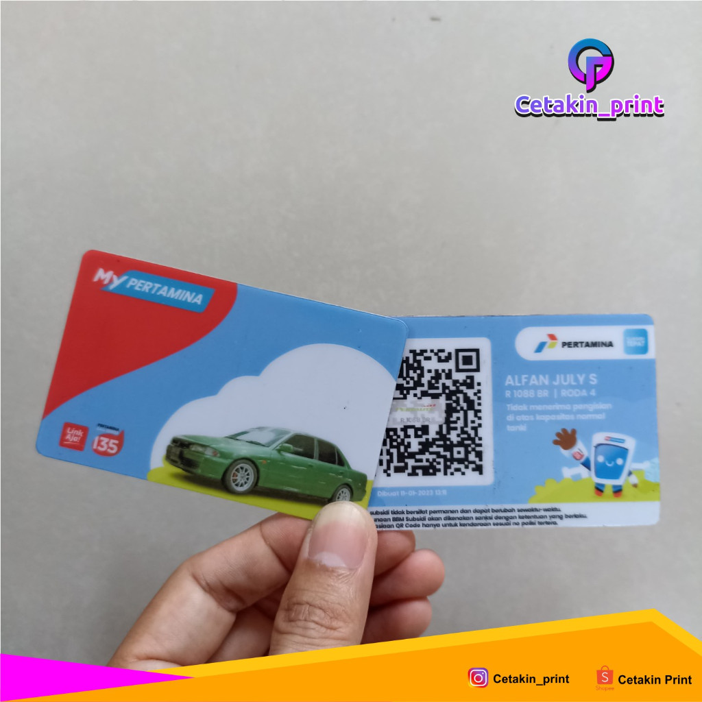 

Cetak ID Card My Pertamina / Langsung Jadi