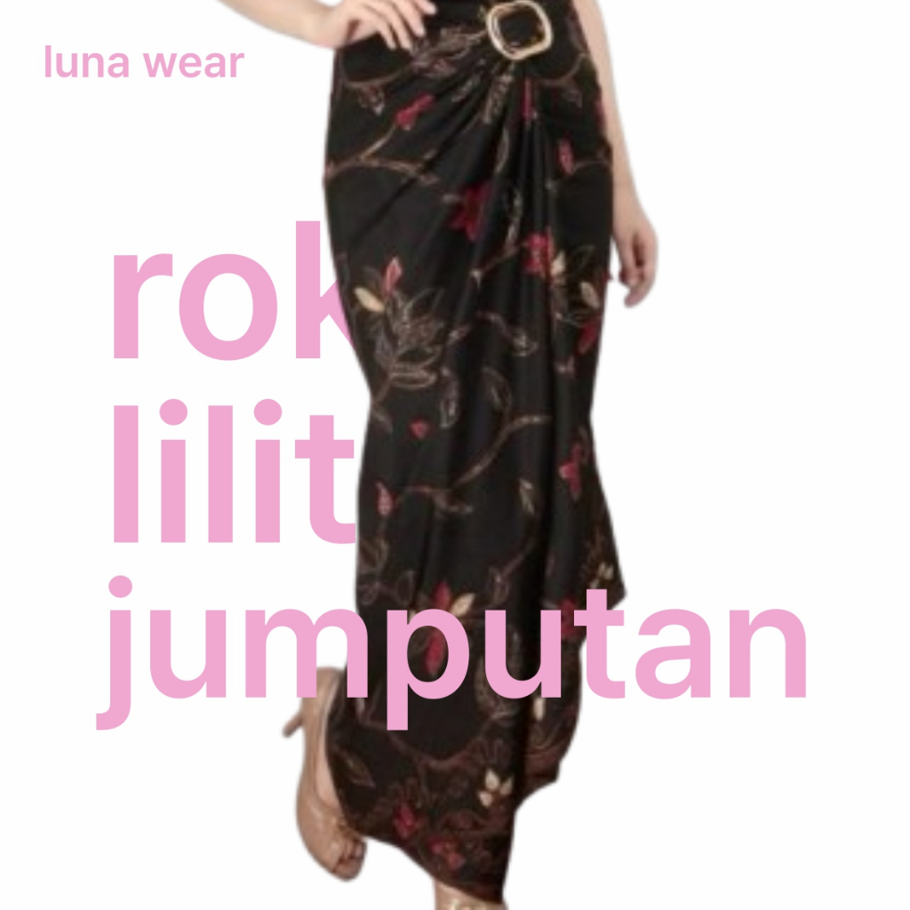 [Kode A] Rok Lilit Jumputan - Rok Lilit Batik - Rok Lilit Instan - Rok Lilit Murah - Dress - Kebaya 
