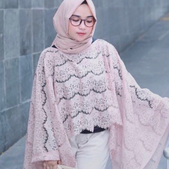 Mega KEBAYA CAPE BROKAT  KEBAYA CAPE KOMBI  KEBAYA BROKAT MODERN  KEBAYA KONDANGAN