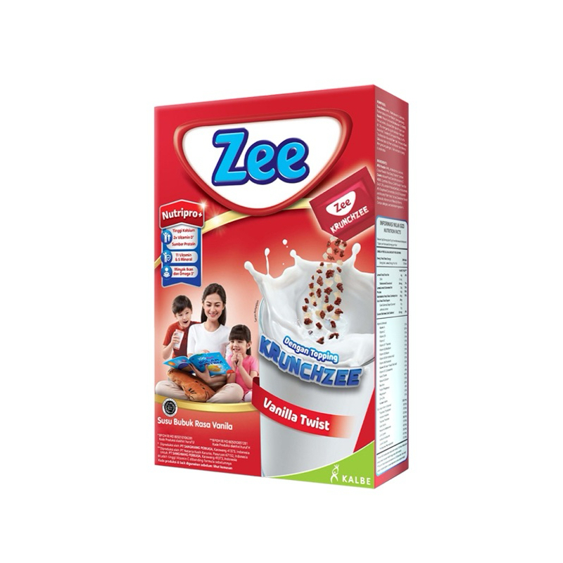 

Zee susu bubuk krunchzee vanilla twist 337,5g