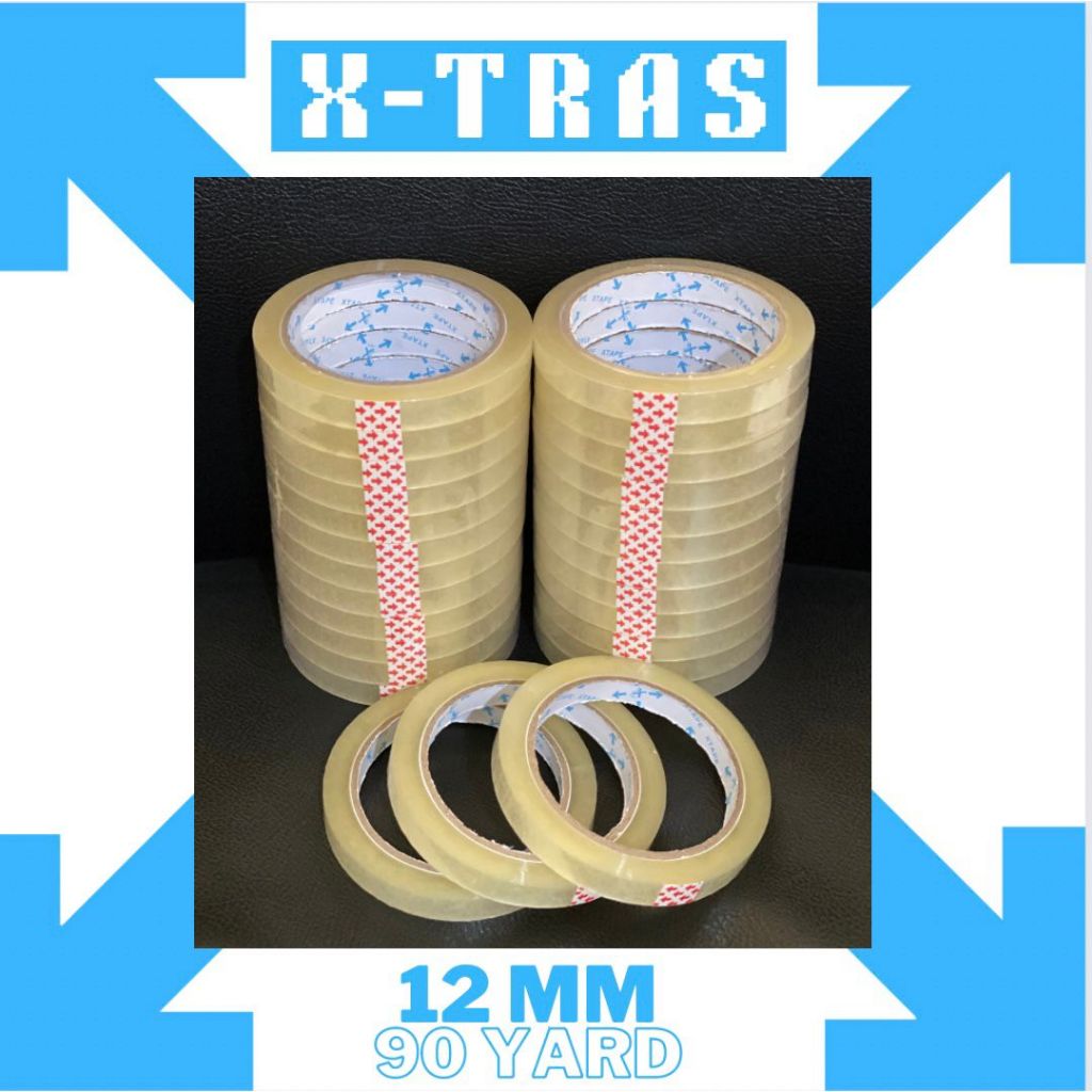 

Isolasi Selotip 12mm - 90yard 1 Slop Isi 12pcs