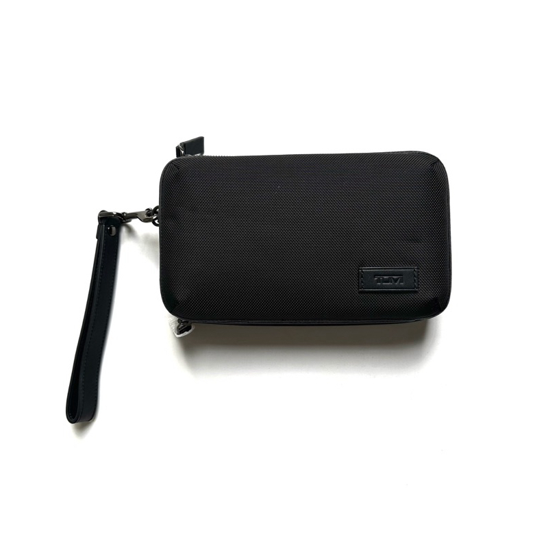tumii triple zip clutch alpha slg original