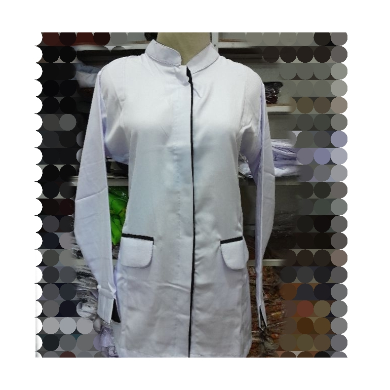 Baju Dinas list hitam/baju dinas ASN/Baju dinas ASN murah