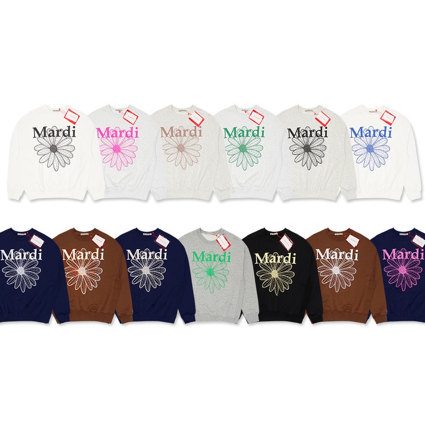 HJ6 Mardi Mercredi Flower Mardi Sweatshirt
