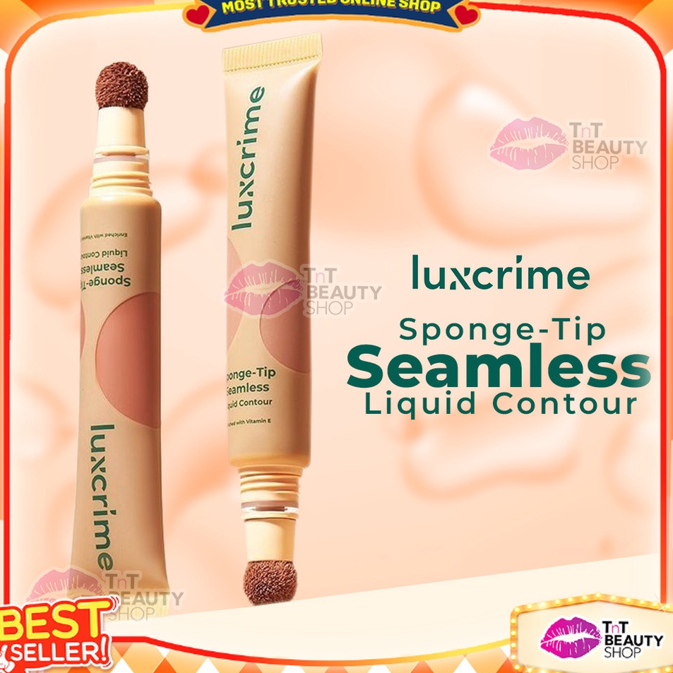 Baru Laris  Luxcrime SpongeTip Seamless Liquid Contour  TnT Beauty Shop