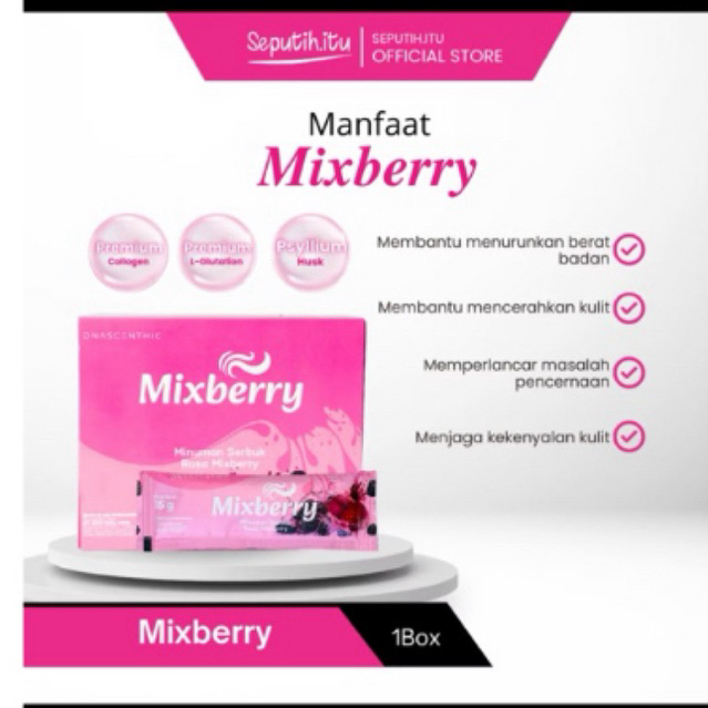 SEPUTIH.ITU- DNAscenthic X Seputih.itu  Sliming Beauty  Mix berry