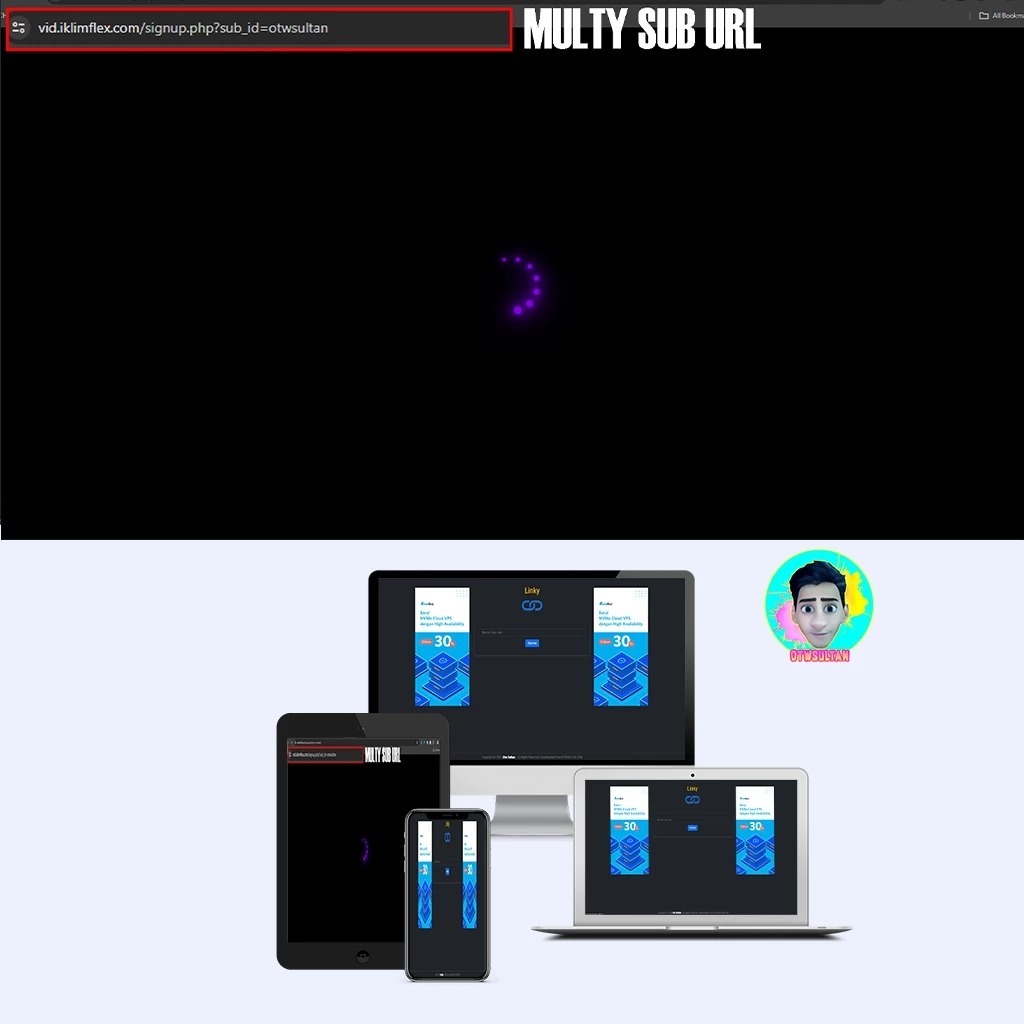 LANDING PAGE WEBSITE URL MULTY SUB AFILIASI CPA PLUS URL SHORTEN - SUPPORT GOOGLE ADSENSE UNTUK CPA 