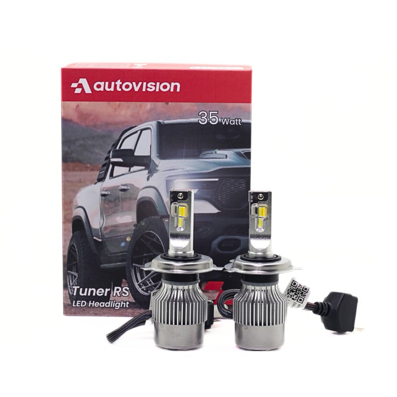 lampu utama mobil LeD H4 autovision RS 3 warna