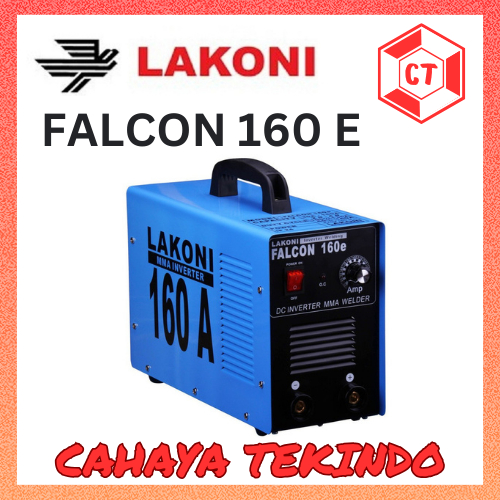 LAKONI FALCON 160E / 160 E MESIN LAS INVERTER MMA / TRAVO LAS LISTRIK WELDING INVERTER 160 AMPERE