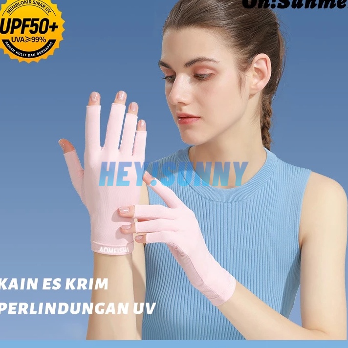 kaos tangan motor wanita sarung tangan anti uv Sarung Tangan Motor Wanita Anti Uv Touchscreen Sarung