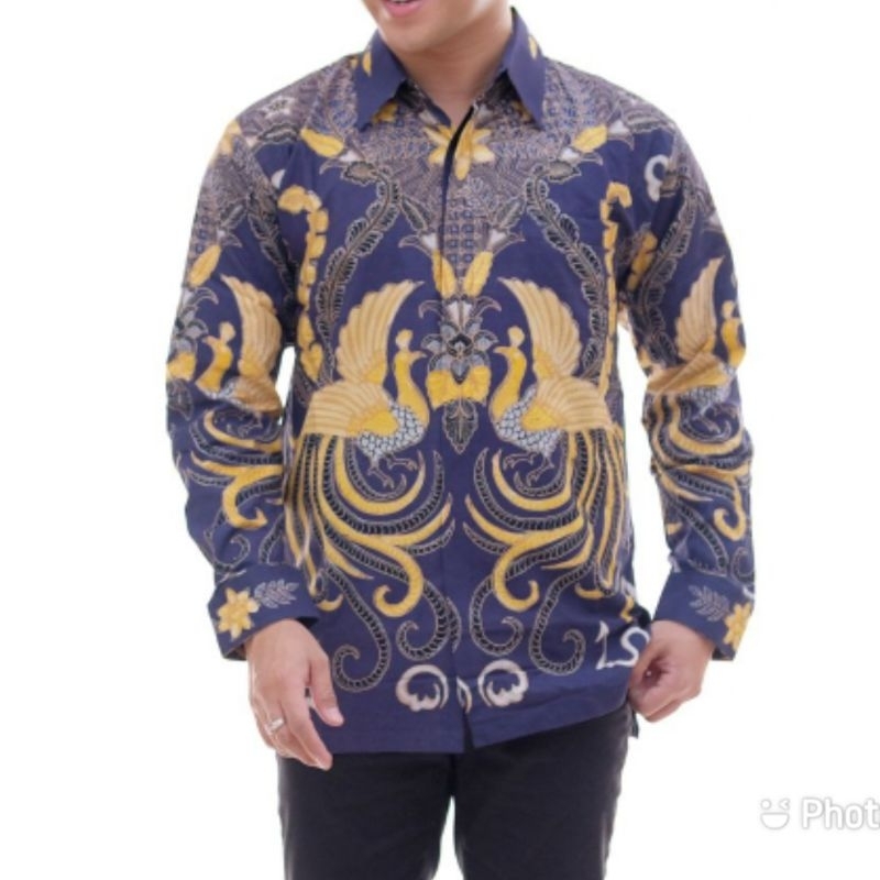 Kemeja Batik Pria Batik Tulis Lengan Panjang Berlapis Furing Dalam Batik Pria Dewasa Batik Tulis mot