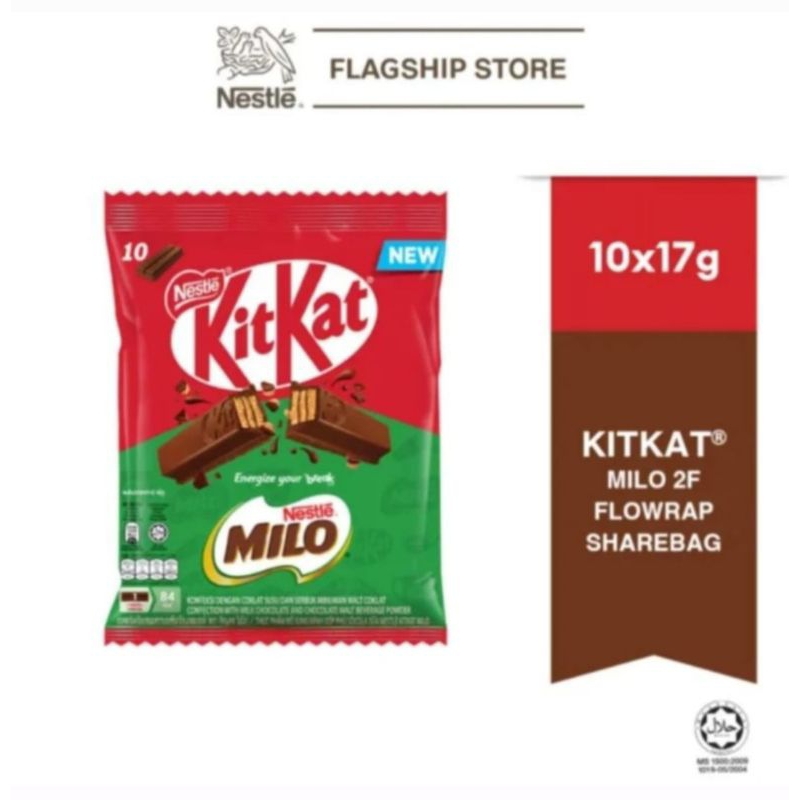 

RB KITKAT MILO Coklat 2 Rasa (10 pek)