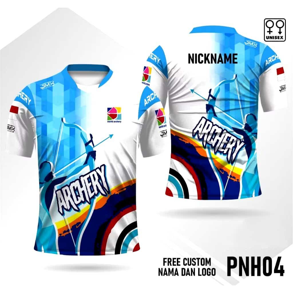 Jersey Panahan/Kaos Jersey Panahan/Kaos Jersey Panah Jersey Archery PNH04 FULL PRINTING Free Custom 