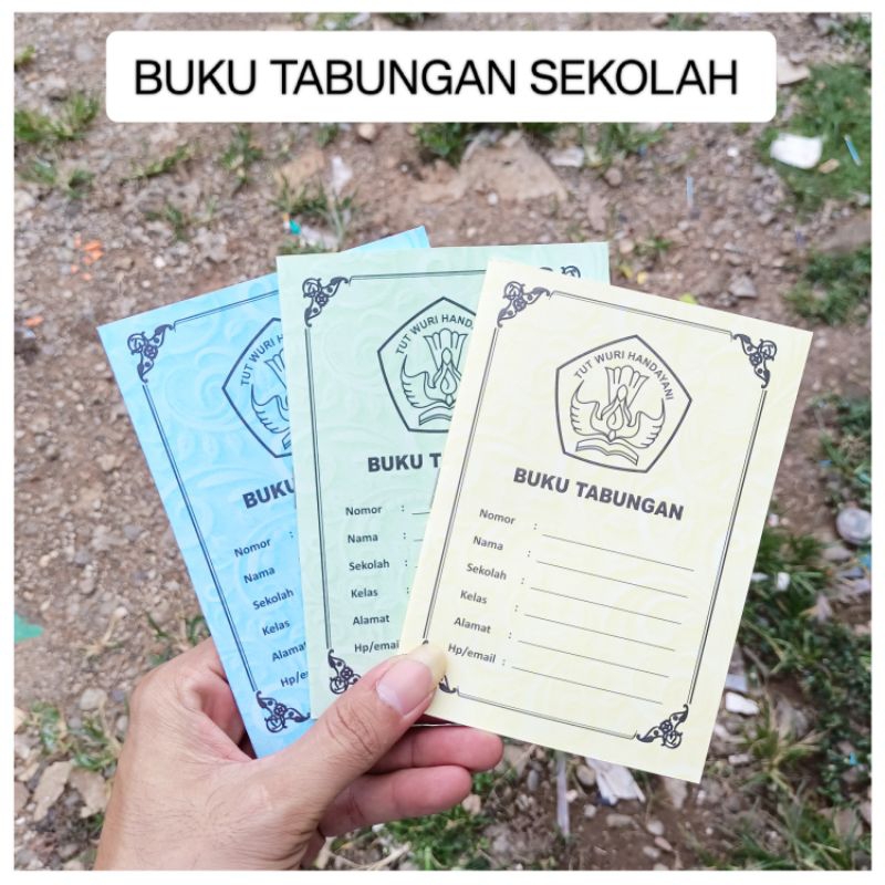 

10 Pcs Buku Tabungan Sekolah