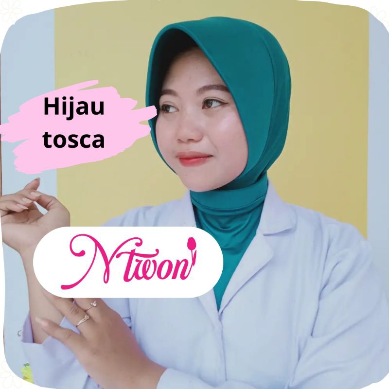 JILBAB HIJAU TOSCA PREMIUM