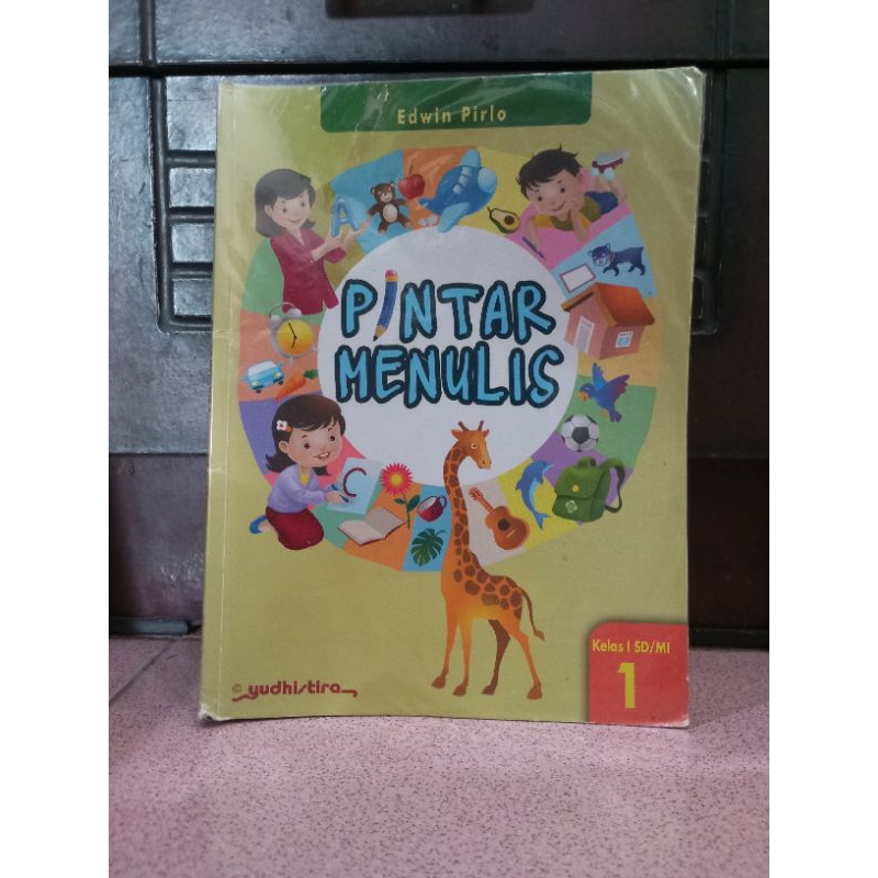 Buku BEKAS Pintar Menulis Yudhistira kelas 1 2 SD / MI