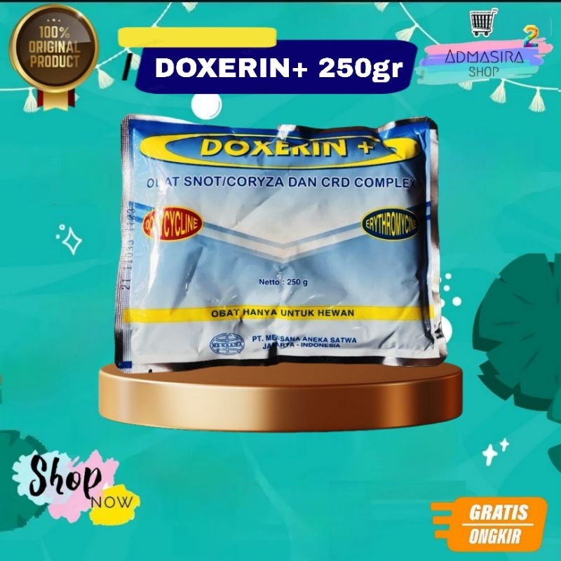 DOXERIN PLUS 250gram Obat ngorok snot CED Complex Mensana 250 gram