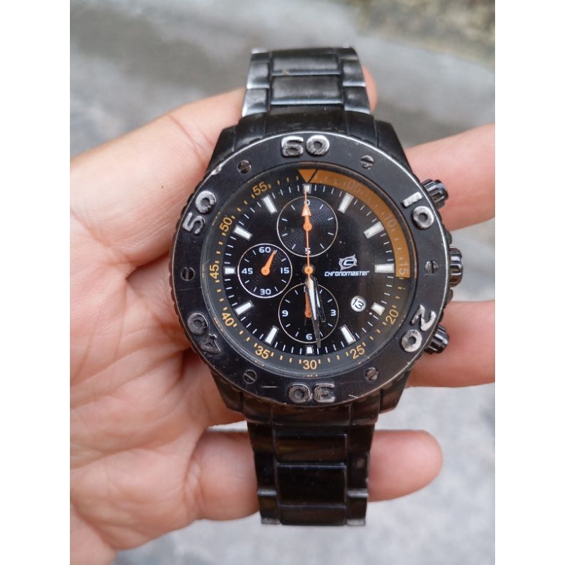 jam tangan chronomaster chronograph cm2032mc second bekas original