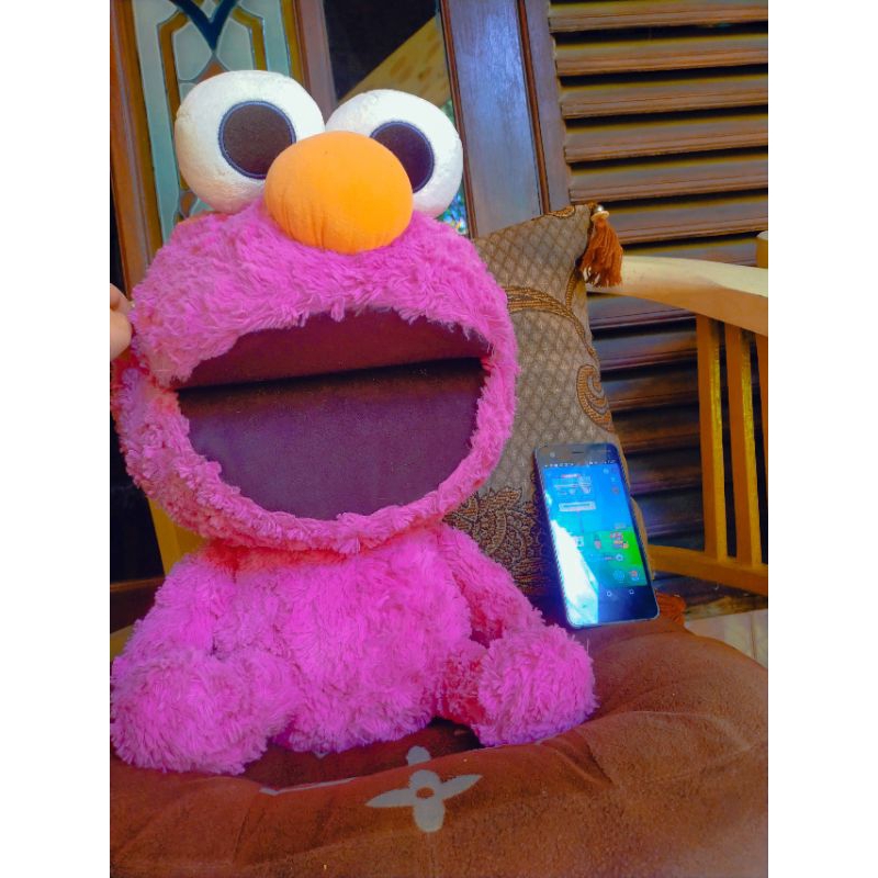 boneka jumbo mangap Boneka elmo pink sesame street besar jumbo mangap