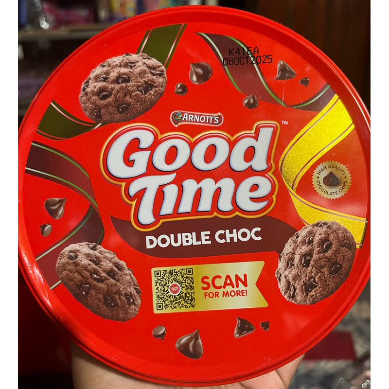 

Good Time Double choc 144g kaleng