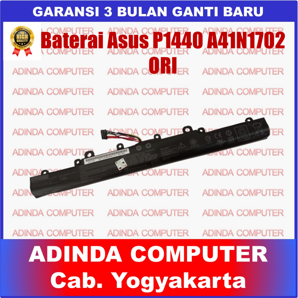 Baterai Asus Pro P1440 P1440F P1440FA P1440UA PX434 A41N1702 A41IJ5H