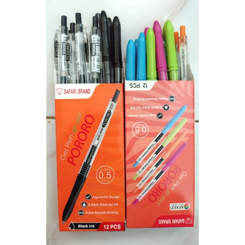 

DAPAT 12 PCS BOLPEN / PULPEN PORORO 0.5MM | SAFARI KOKORO