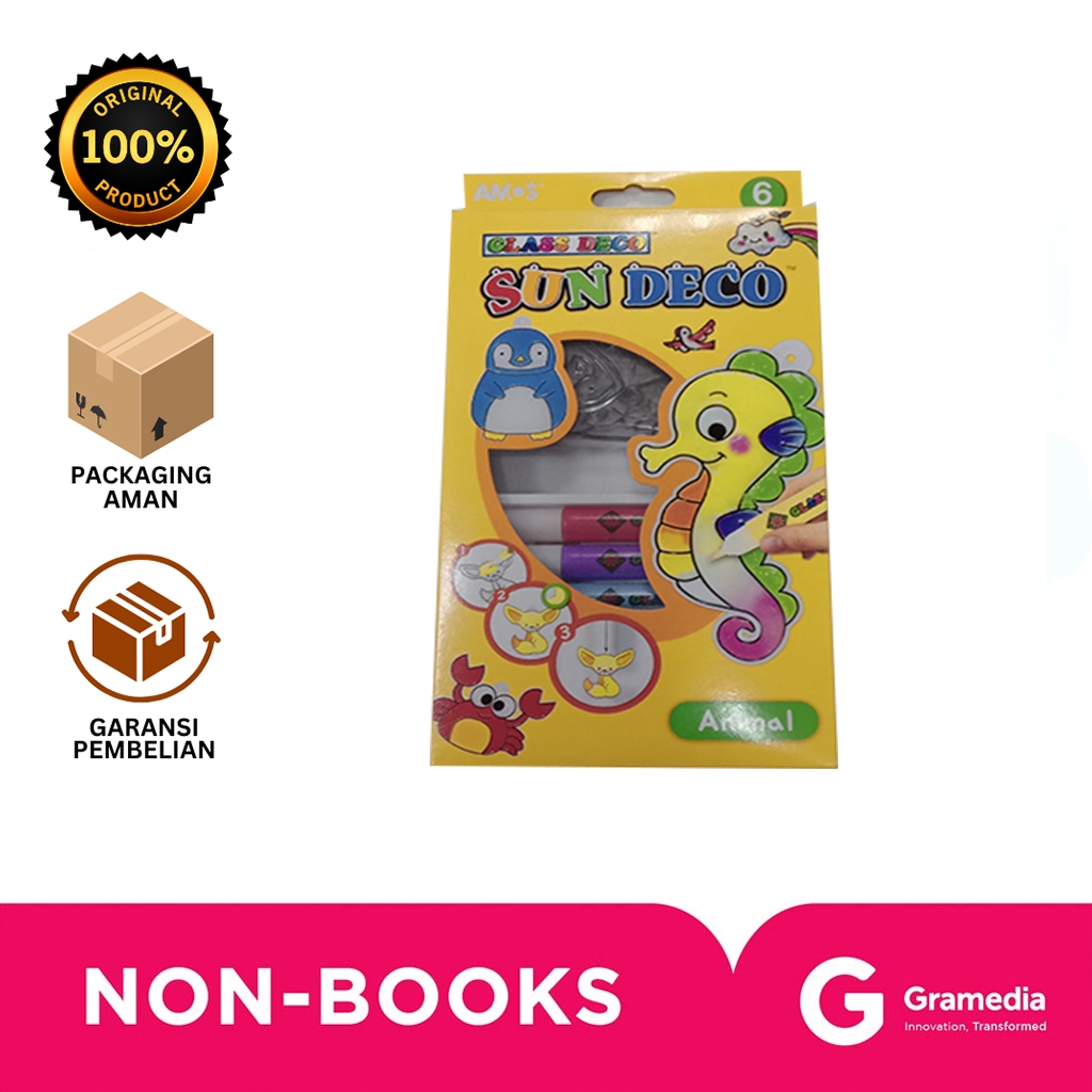 

Gramedia Bali - Amos Sundeco Set 10,5ml/6C Animal SD10P6-A
