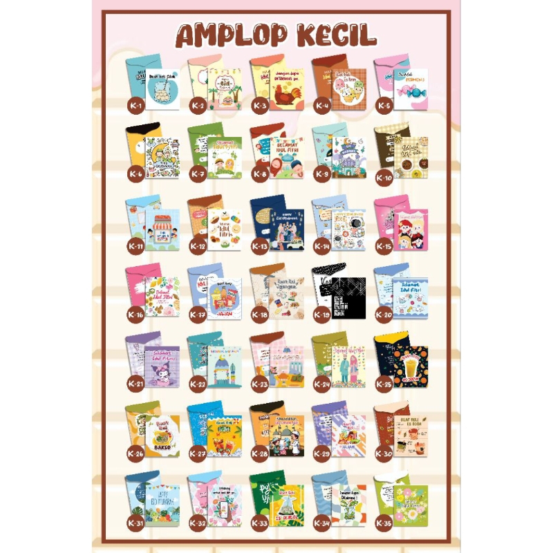 

Amplop Lebaran Idul Fitri Uk Kecil 8 x 6,7 cm