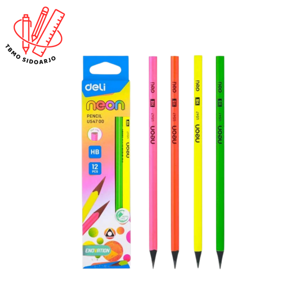 

TBMO DELI - PENCIL / PERLENGKAPAN ALAT TULIS / PENSIL HB NEON U54700