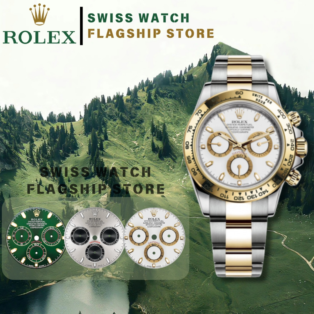 【✅Garansi lima tahun】Asli Jam Tangan Pria Rolex watch Cosmograph Daytona M116503-0001 40mm Ready Sto