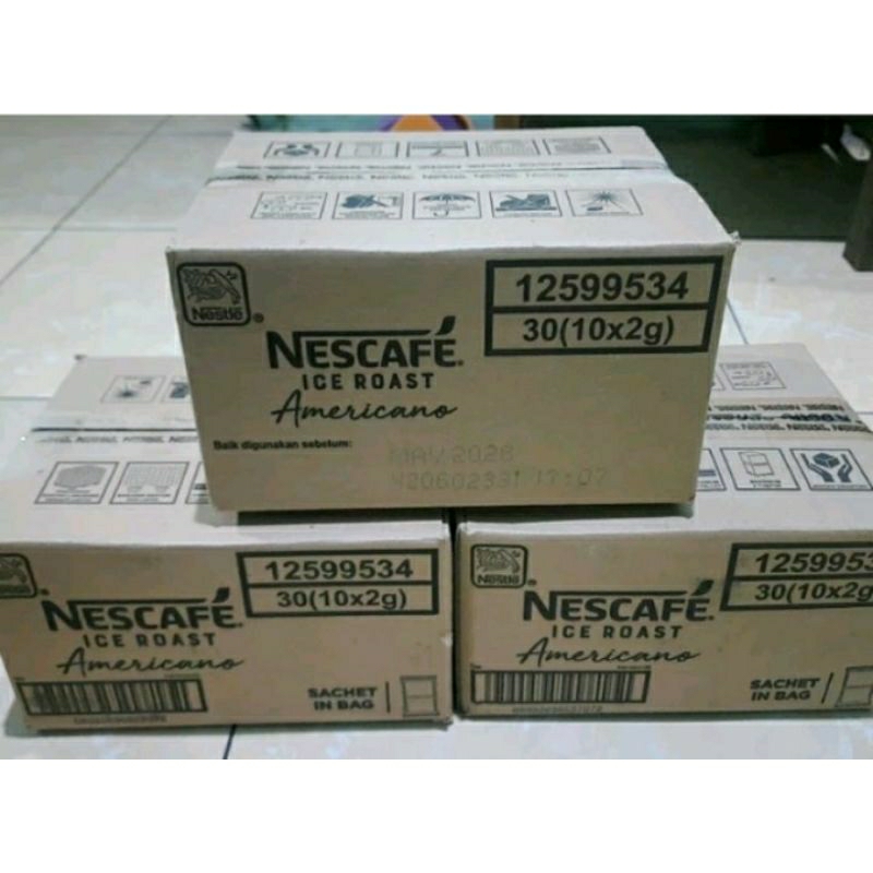 

Nestle Nescafe Ice Roas Kopi Hitam Instan 3 Karton KEMASAN ISI 90 RENTENG