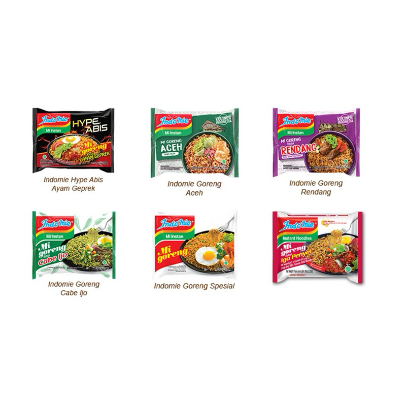 

Indomie Goreng All Varian 80gr