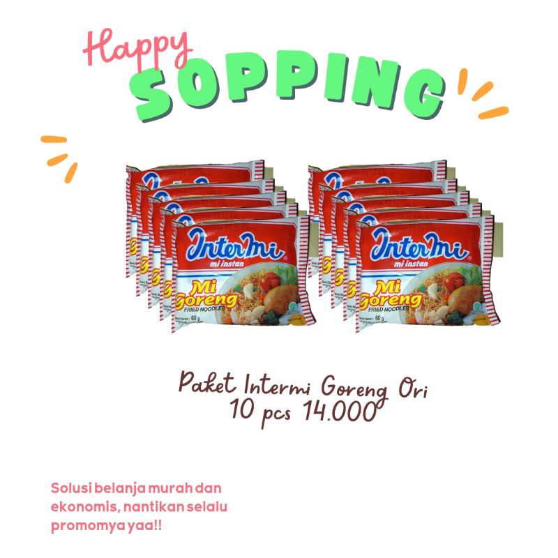 

paket intermie goreng 10 pcs