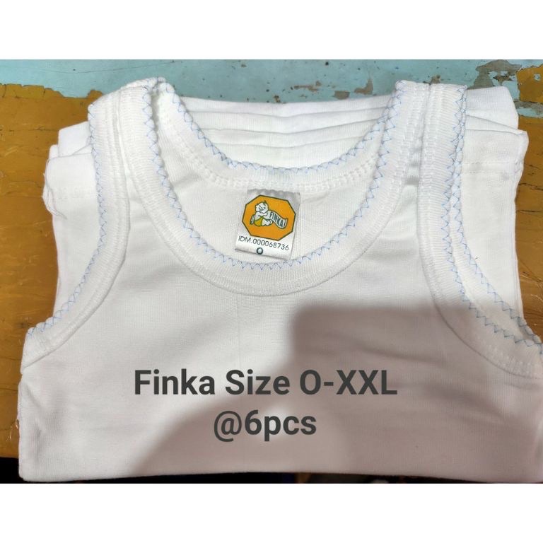 KODE W12I 6Pcs grosir singlet finka anak baby