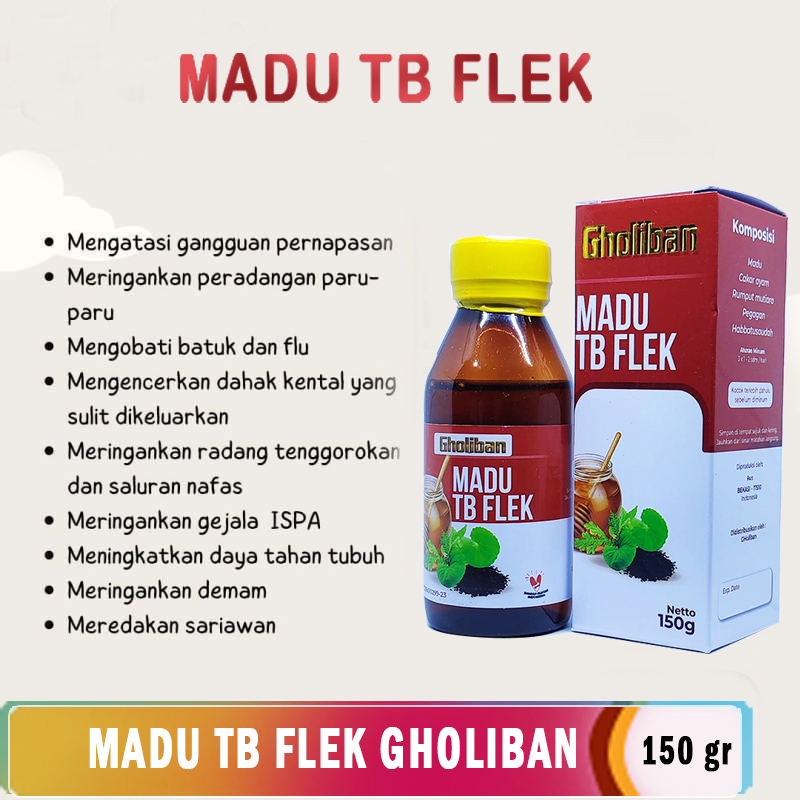 

Madu Batuk TBC Flek TB Paru Paru Gholiban 150 gr