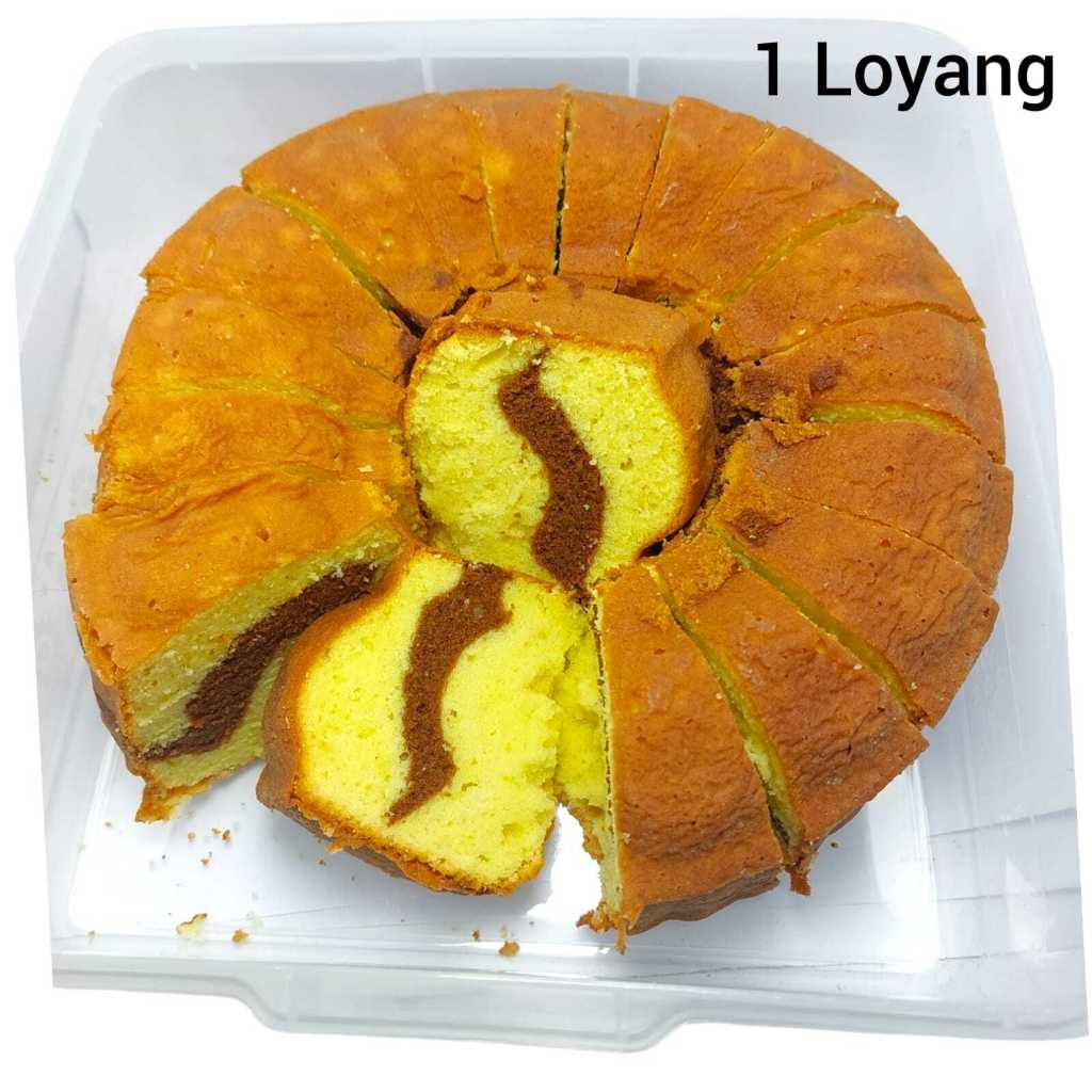 

1 Loyang Bolu Marmer / Bolu Jadul - Lapis Legit