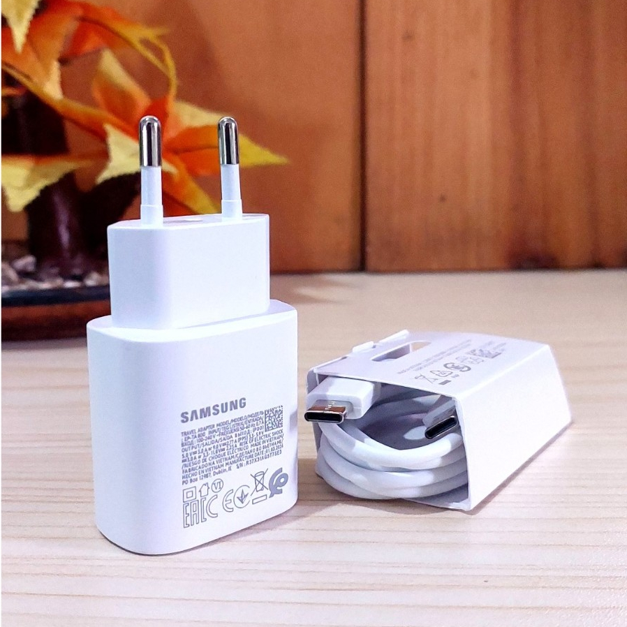 Casan Samsung 25 Watt / Chargeran HP Samsung 25 watt. [FAST CHARGING AKTIF] TA800