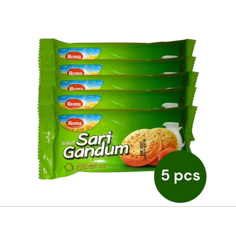 

Biskuit Roma Sari Gandum 39g 5 pcs