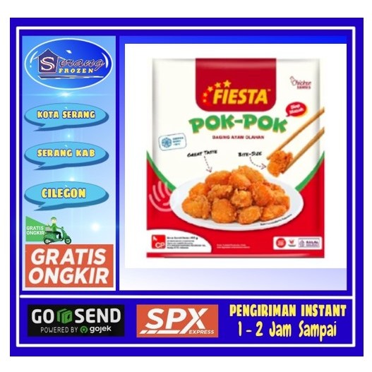 

Fiesta Pok Pok 400gr, Daging Ayam Olahan, Serang Frozen