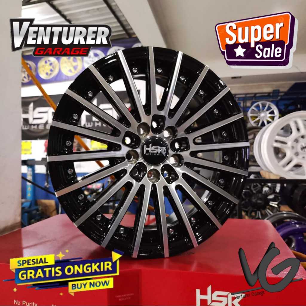 Velg murah ring 15 velg hsr whell tandam R15 mobil sienta xenia 2023 ertiga grand max surabaya