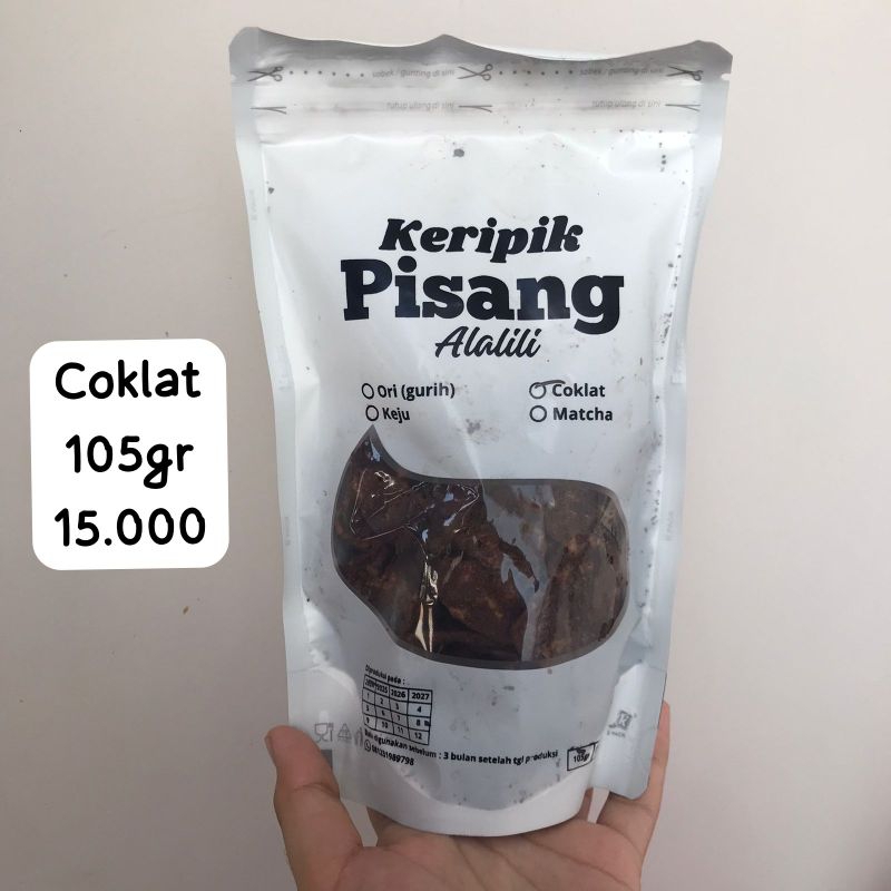 

~Alalili~ KERIPIK PISANG COKLAT 105gram