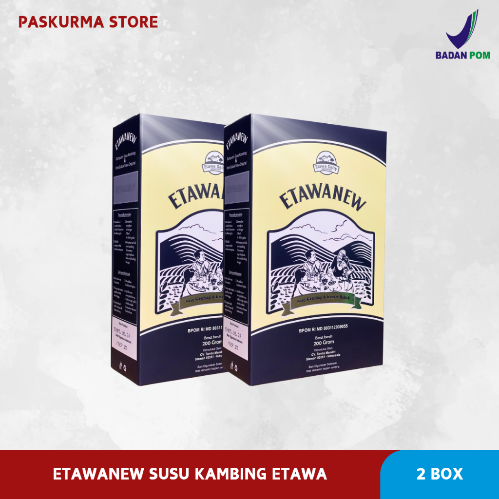 

2 BOX ETAWANEW – SUSU KAMBING ETAWA KUALITAS PREMIUM